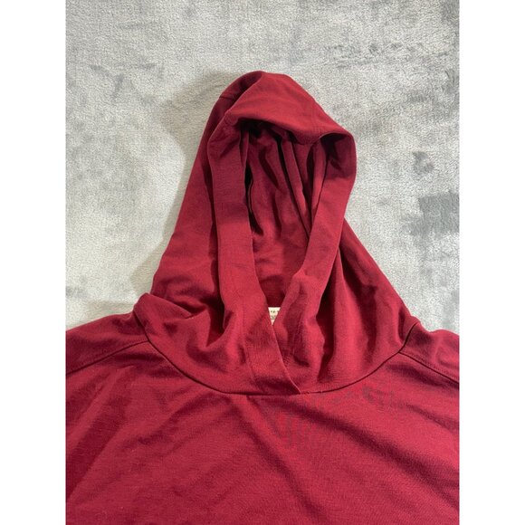 AVIA Sweater Women's Large Red Soot Athletic Pullover Front Pocket Hoodie - Picture 8 of 8